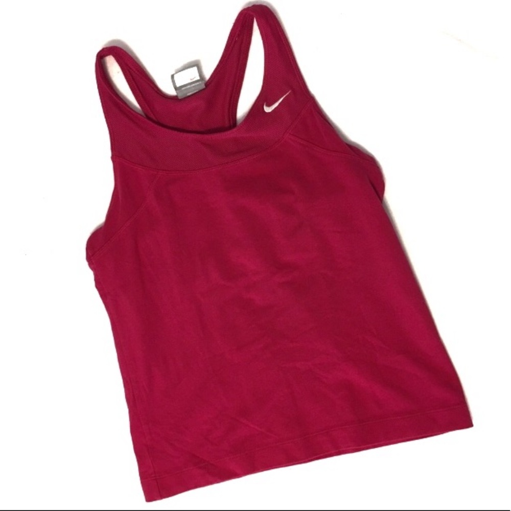 NIKE TANK Red Work Out Lightweight Racerback TOP